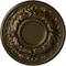 Ekena Millwork Odessa Ceiling Medallion (Fits Canopies up to 2 1/2"), Hand-Painted Brass, 7 1/2"OD x 1 1/8"P CM07ODBRS - alternate 1